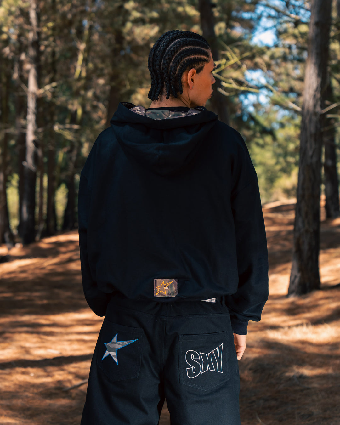 RECON BLACK STAR HOODIE