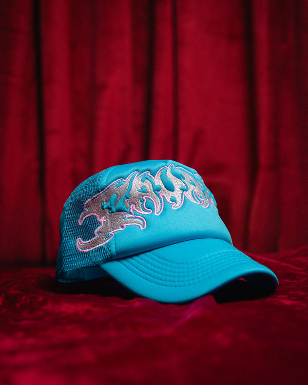 SXY Trucker hat celeste