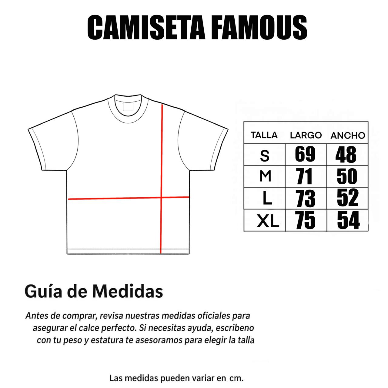 CAMISETA FAMOUS SLIM