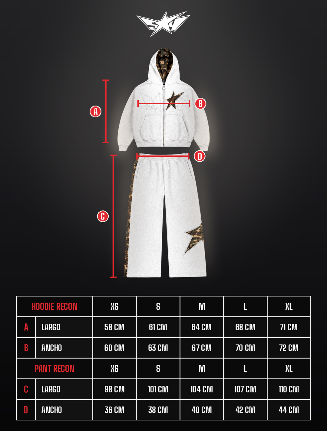 RECON GRIS TRACKSUIT